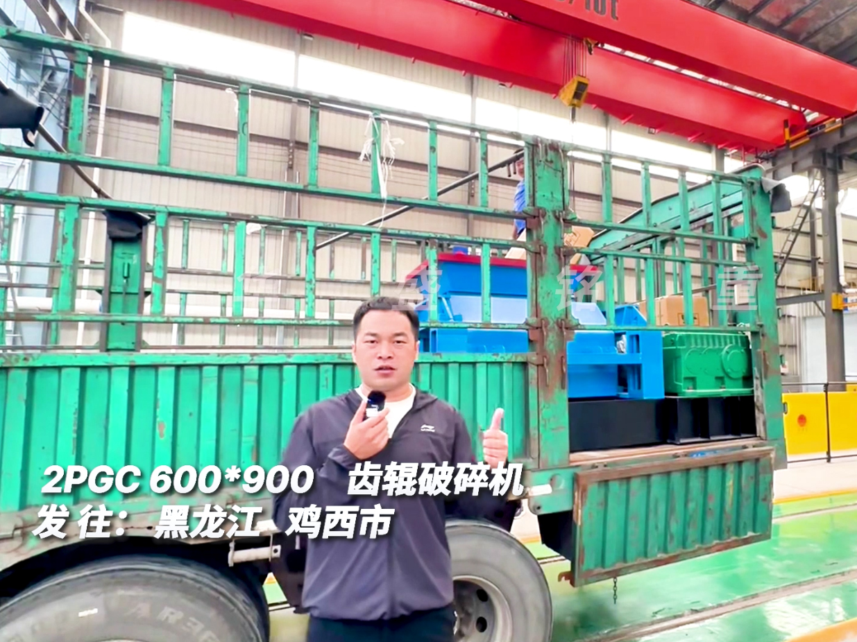2PGC600*900齒輥破碎機發往黑龍江