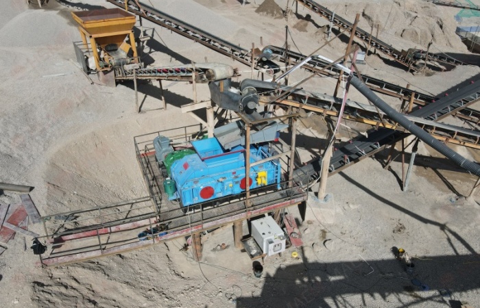 白火石破碎機生產現場